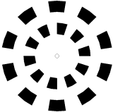 Offset encoder disk