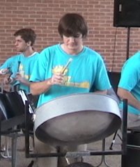 Jonathan and the UNT Steel Band