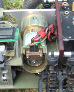 jBot right Pittman Gear-head motor, encoder cover removed 