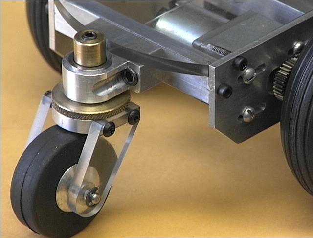 2 Smalls Swivel Caster Wheel robot platform project Fixed Metal Plate 1"  B13 